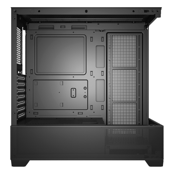 Caixa Unykach Revelat Preto ATX, Micro ATX e ITX - Painéis frontal e lateral em vidro temperado - Baias para unidades de 3,5