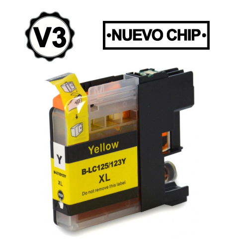 Brother Lc125 Xl Amarelo Compativel 