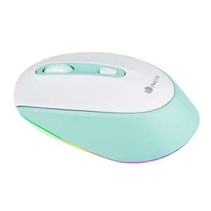 Rato USB Bluetooth sem fios NGS Smogmint-RB 2400 dpi - Iluminação LED RGB - 3 botões - Uso ambidestro