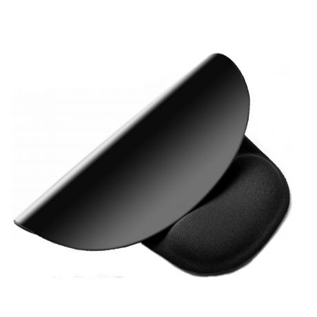 Tapete de Rato Ewent Gel com Apoio de Pulso - 240x21x212mm - Preto