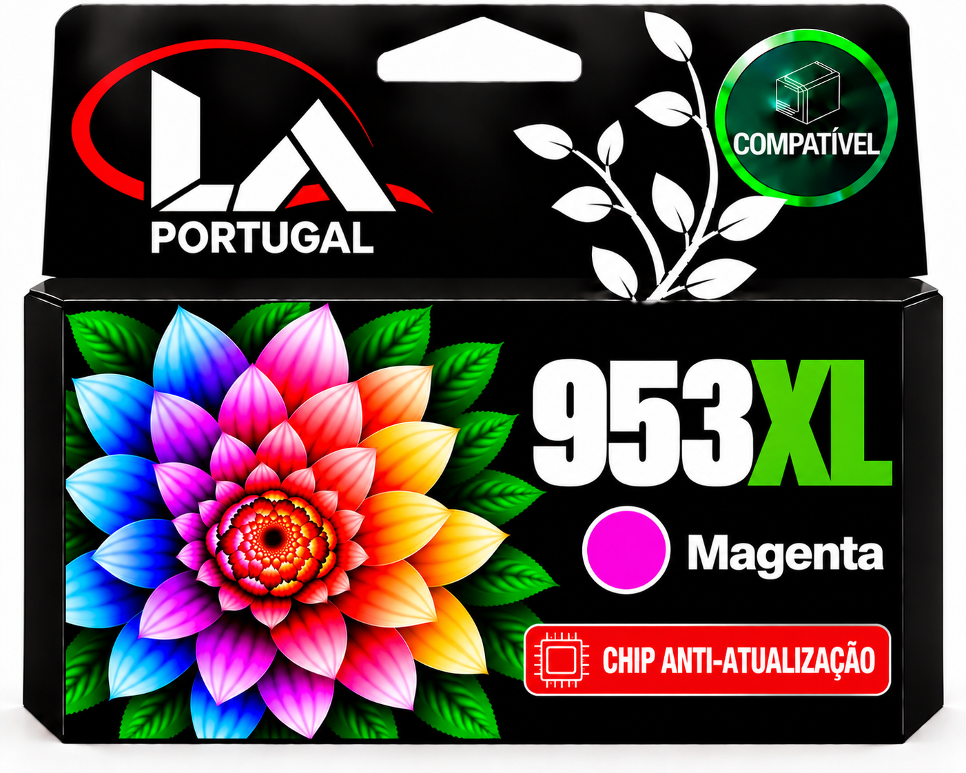 TINTEIRO COMPATIVEL COM HP 953XL - MAGENTA (chip anti atualizaçaõ)