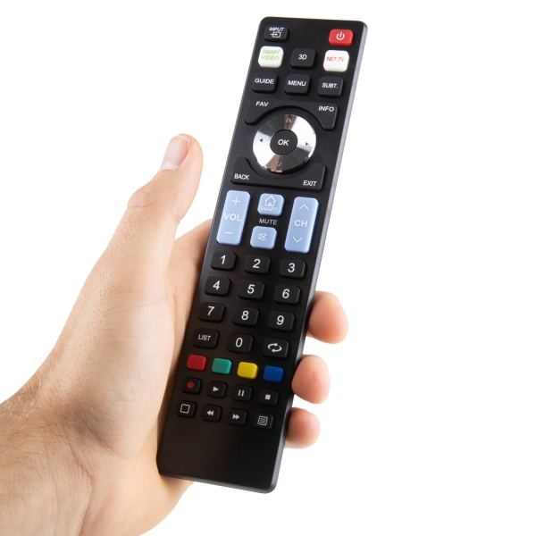 Controle remoto Ewent Smart TV - TVs LG, Samsung, Sony, Panasonic, Philips - Preto