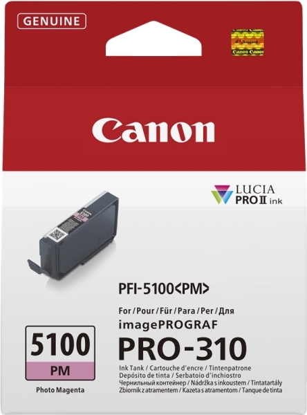 Canon PFI5100 Magenta Photo - PFI5100PM/ 6957C001