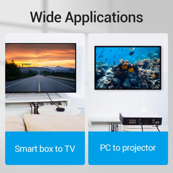 Vention Cabo HDMI Macho a HDMI Macho 2.1 8K - 1.5m - Cor Preto