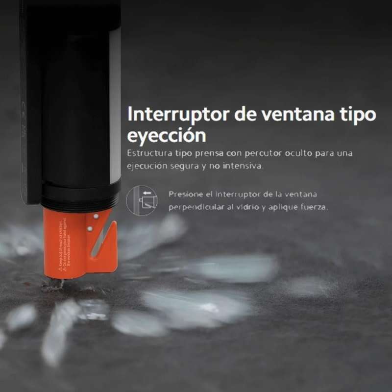 Lanterna Xiaomi Lanterna Multifunções 1000 Lumens - Fixação Magnética - Cortador de Cinto de Segurança e Interruptor de Quebra Janela - Bateria 3100mAh - Cor Preto