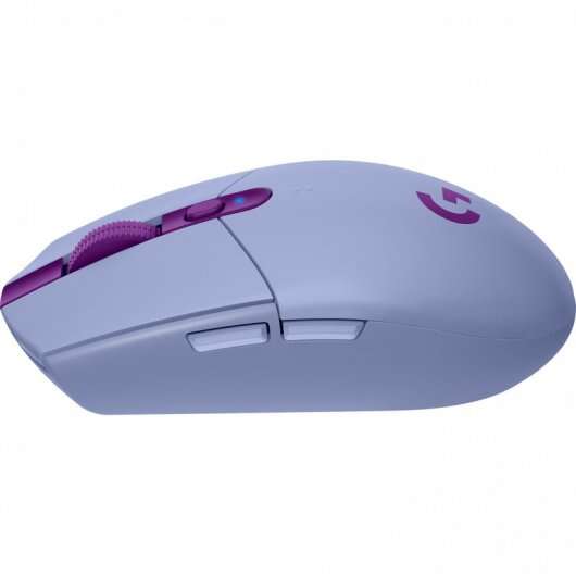 Rato USB sem fios Logitech G305 Lightspeed 12000 dpi - 5 botões programáveis ​​​​- Utilização por destros - Violeta