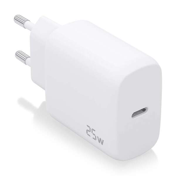 Aisens Carregador USB-C PD3.0 1 Porto 1xUSB-C 25W - Cor Branco