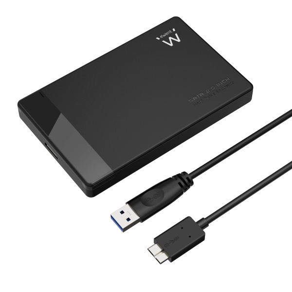 Caixa externa Ewent USB 3.2 - Instalação sem ferramentas - Plug and Play - SATA 2,5