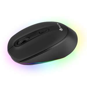 Rato USB Bluetooth sem fios NGS Smog-RB 2400 dpi - Iluminação LED RGB - 3 botões - Uso ambidestro