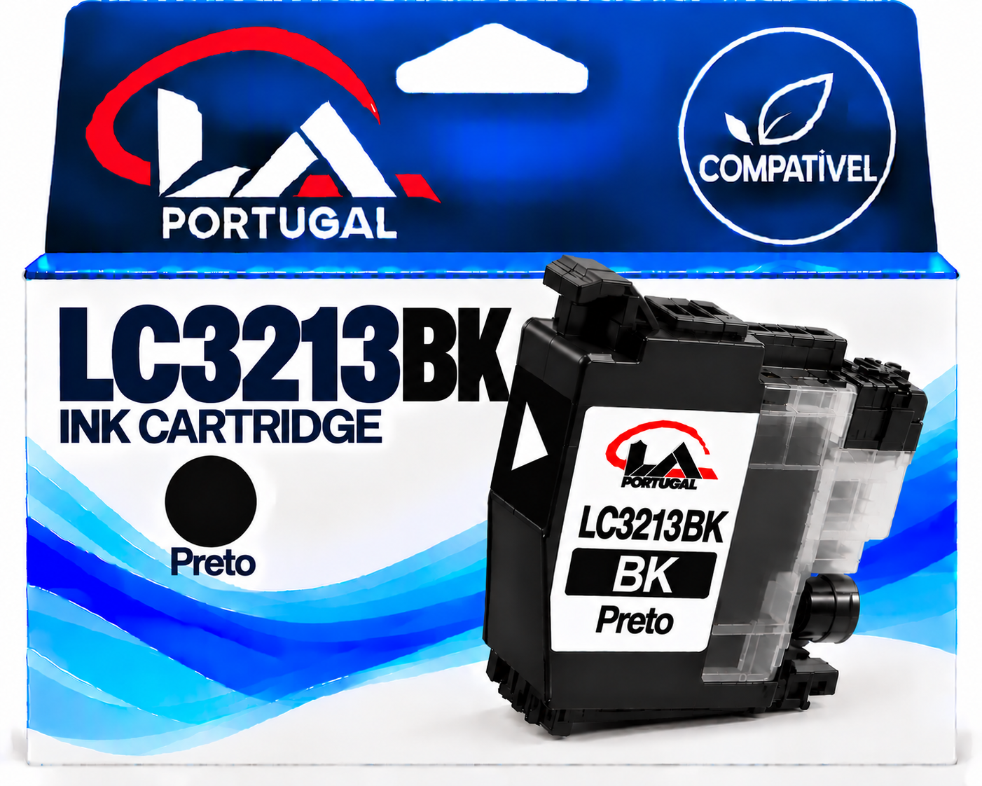 BROTHER LC3213 - PRETO COMPATIVEL 