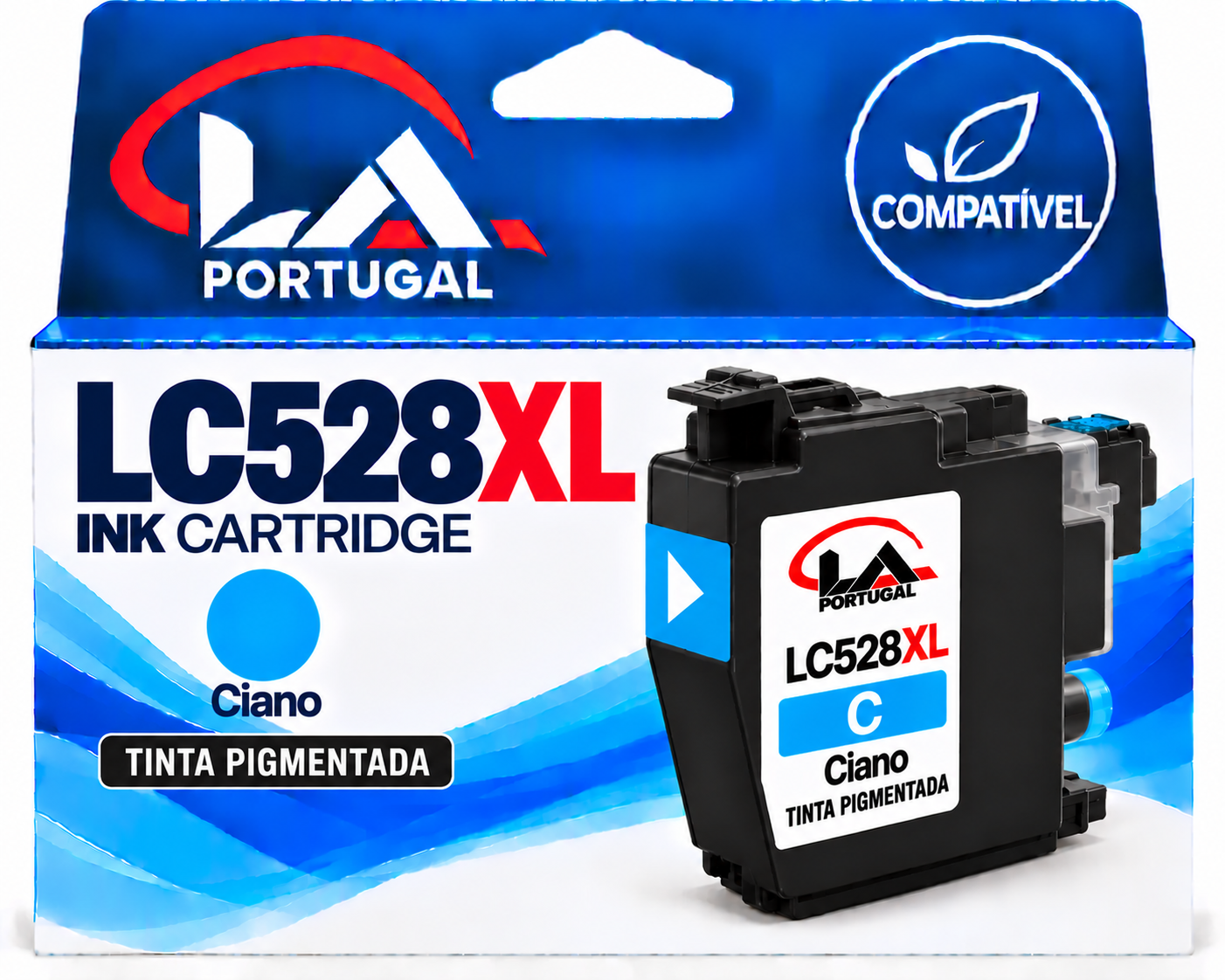 BROTHER LC528XL - AZUL COMPATIVEL