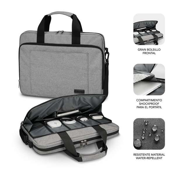 Pasta para portátil Subblim - Design elegante para portáteis até 15,6