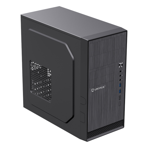 Caixa Torre MicroATX Unykach Aero C12 V2 - Suporta unidades de 3,5