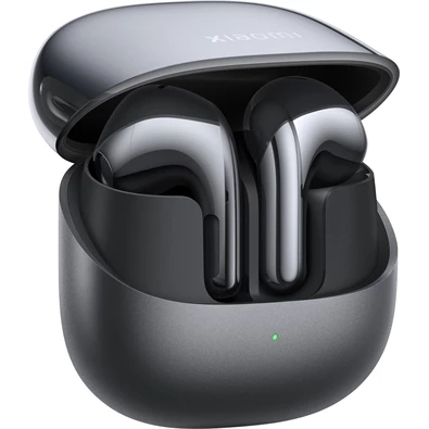 Auriculares Xiaomi Buds 5 Bluetooth 5.4 TWS - Microfone Integrado - Autonomia até 6h - Cancelamento Ativo de Ruído - Controlo por Toque - Cor Preto Cromado