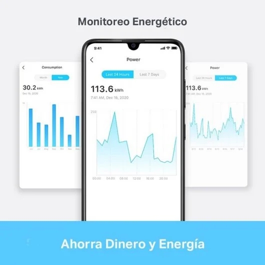 TP-Link Tapo P110 Mini Smart Wi-Fi Plug - Temporizador - Controlo por Voz - Programável