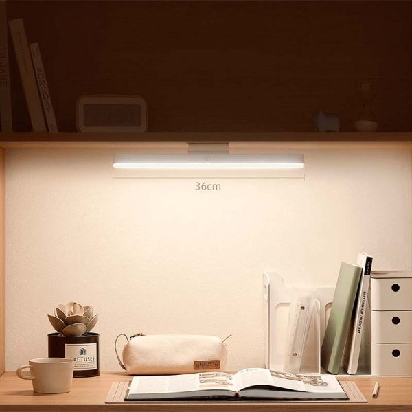 Xiaomi Luz de Leitura Magnética Multifunções Lâmpada Magnética 150lm - Temperatura de Cor 4000K - Autonomia até 4,5 horas - Inclui Base Adesiva com Acoplamento Magnético - Cor Branco