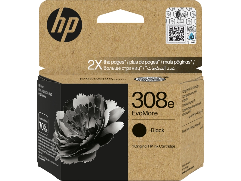 HP308e Preto EvoMore  - 7FP22UE