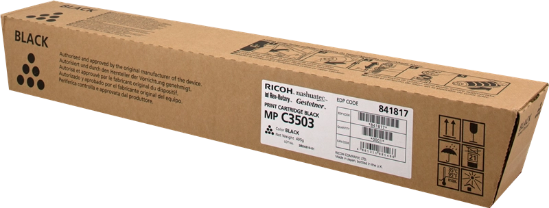Ricoh Aficio MPC3003/ MPC3004/ MPC3503/ MPC3504/ MPC4504/ MPC5504/ MPC6004 preto
