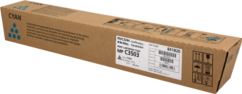 Ricoh Aficio MPC3003/ MPC3004/ MPC3503/ MPC3504/ MPC4504/ MPC5504/ MPC6004 Azul