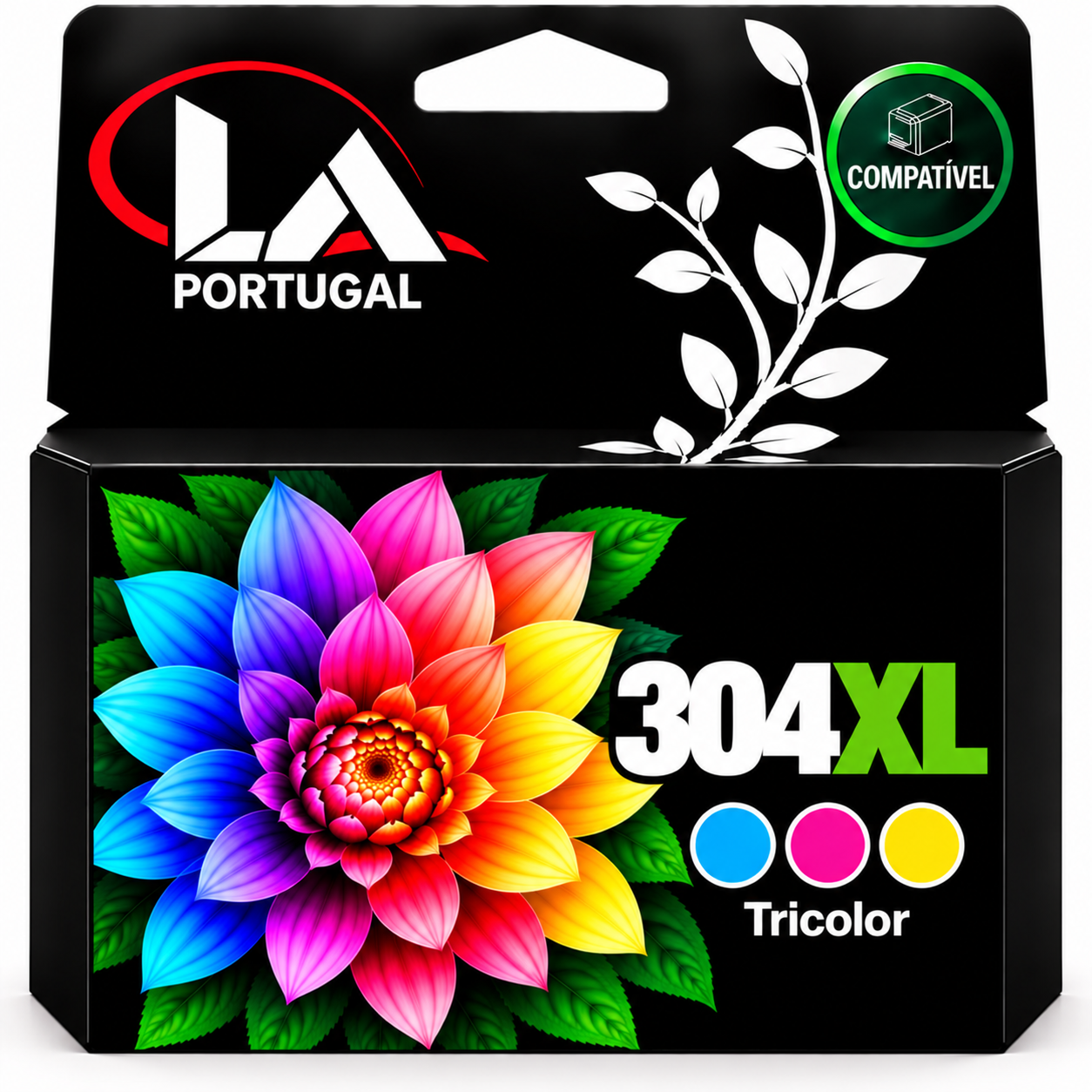 TINTEIRO COMPATIVEL COM HP 304XL - TRICOLOR  