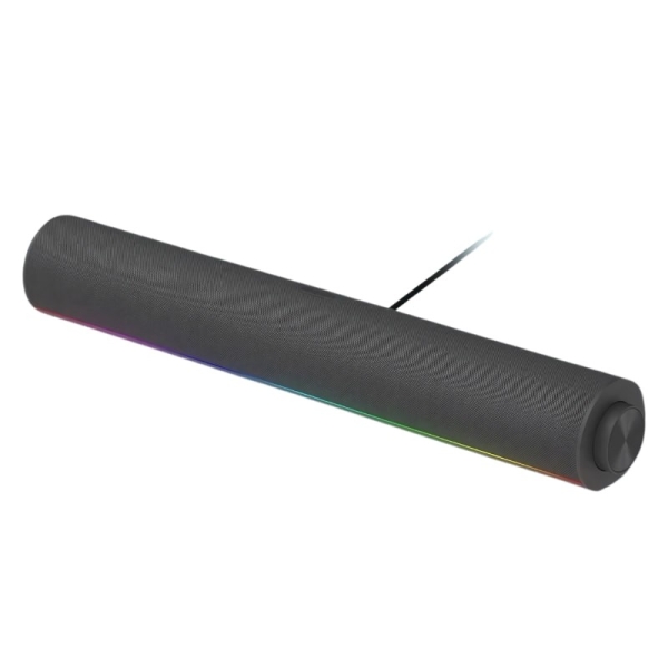 Xiaomi Desktop Speaker Bluetooth 5.0 Soundbar - 4 altifalantes - Processador DSP profissional - Iluminação RGB - USB-C, USB-A, AUX - Preto