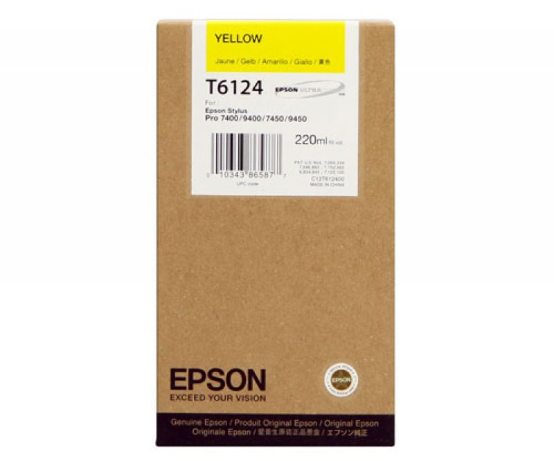 Epson T6124 Amarelo - C13T612400