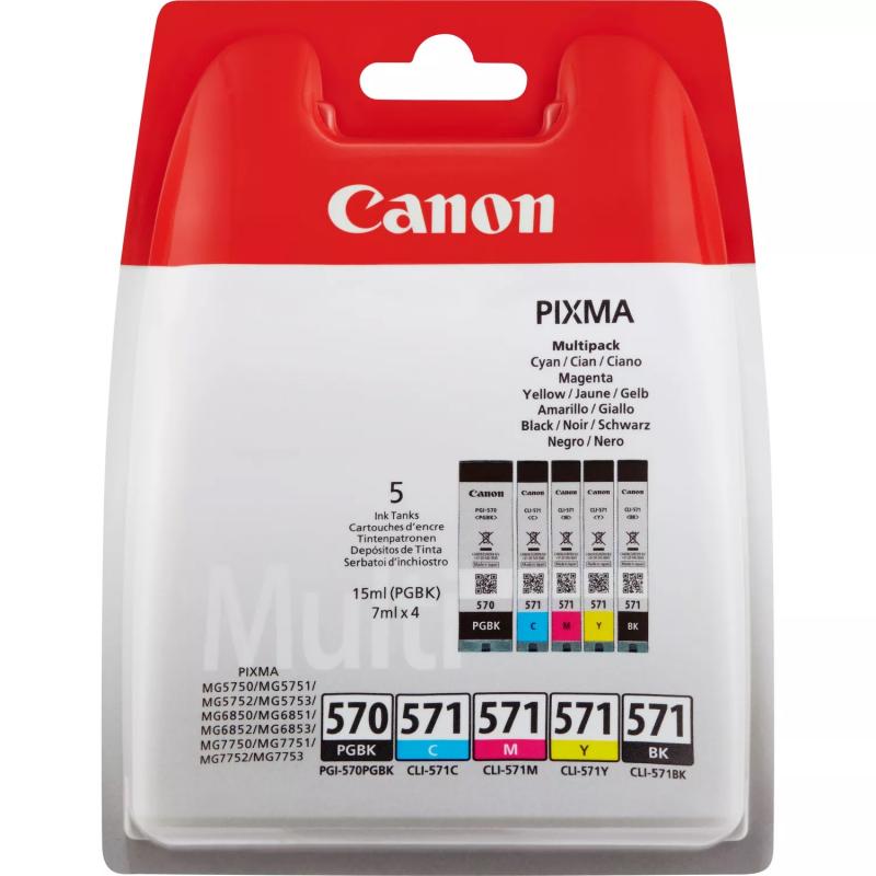 Canon Kit - Pgi570 + 4 X Cli571		