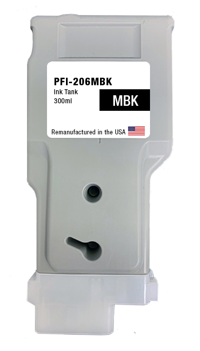 Canon PFI206 PRETO Mate Generico 