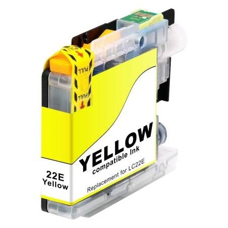 Brother Lc22ey		Amarelo  Compativel 