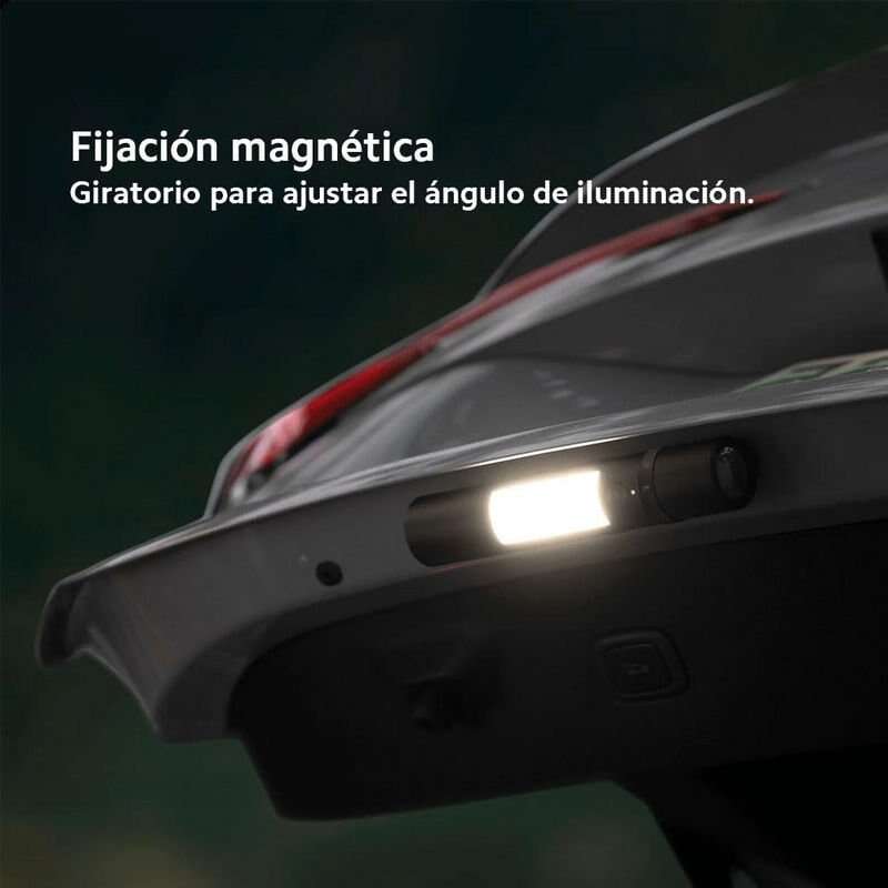 Lanterna Xiaomi Lanterna Multifunções 1000 Lumens - Fixação Magnética - Cortador de Cinto de Segurança e Interruptor de Quebra Janela - Bateria 3100mAh - Cor Preto