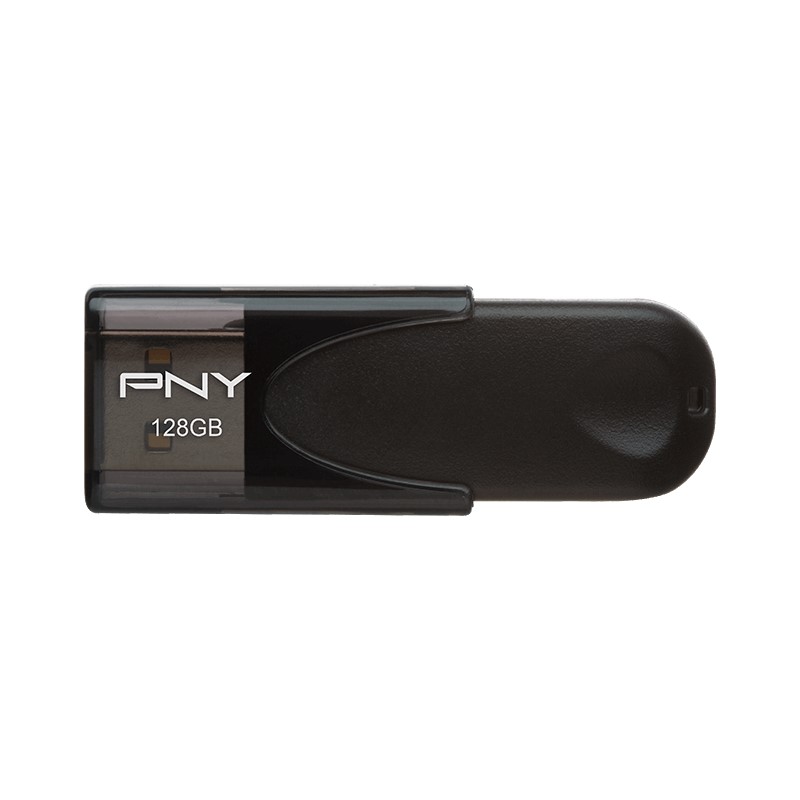 PNY Attache 4 Memory USB 2.0 128GB - Gancho para Chaveiro - Cor Preto (Pendrive)