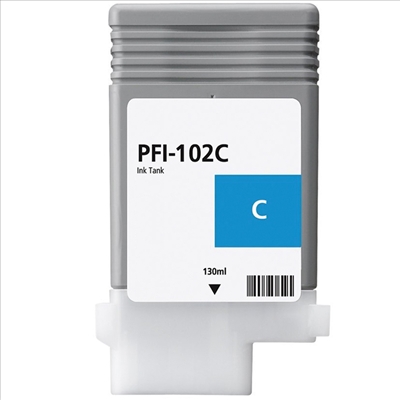 Canon Pfi102c	 Azul Compativel 
