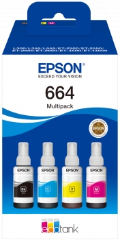 Epson T664 Pack de 4 Unidades -  C13T664640