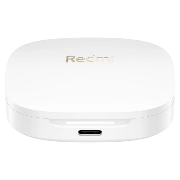 Auriculares Xiaomi Redmi Buds 6 Bluetooth 5.4 - Microfone integrado - Som surround 360 - Cancelamento de ruído - Bateria com duração até 10 horas - Resistência à água IP54 - Controlo por toque - Branco