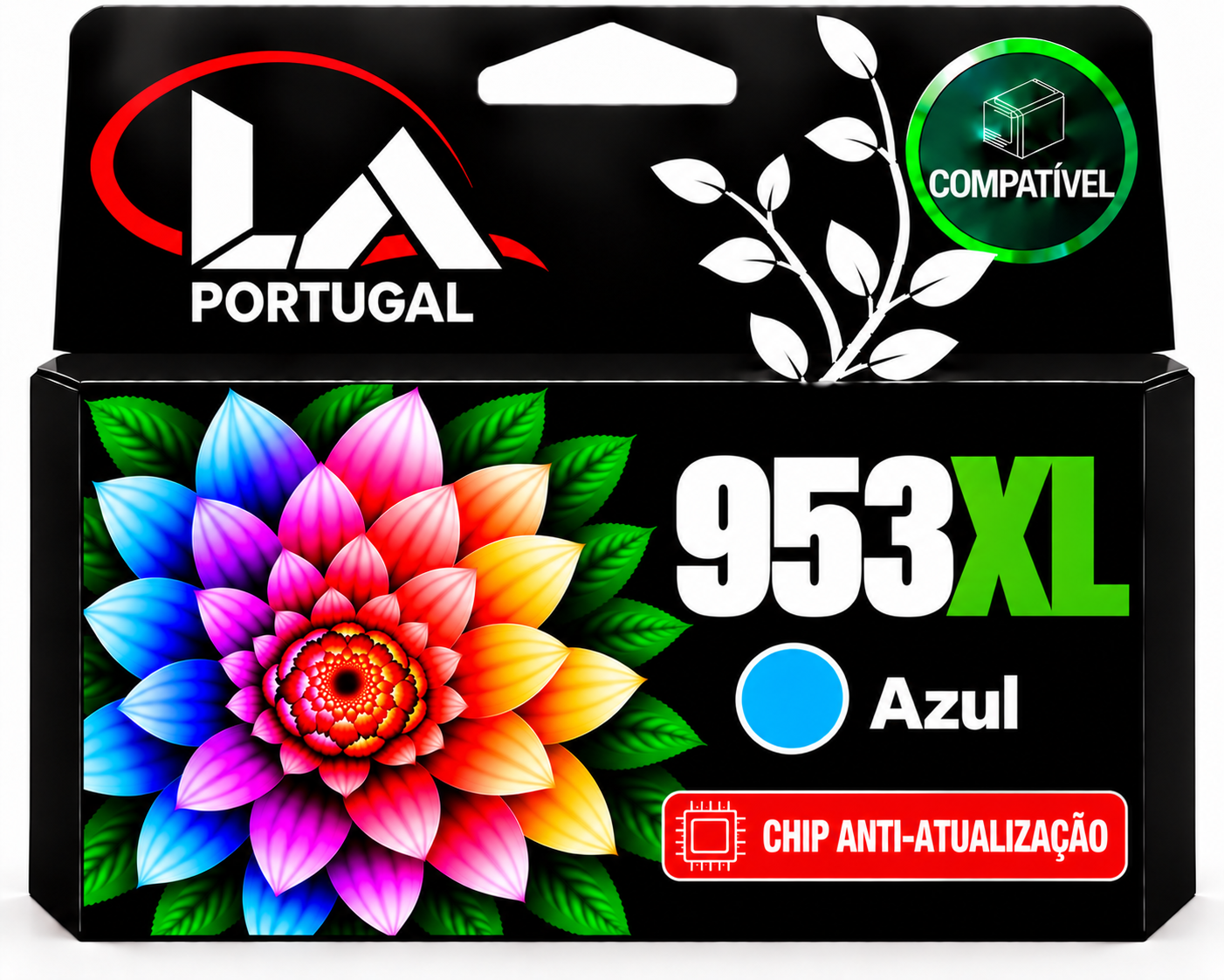 TINTEIRO COMPATIVEL COM HP 953XL - AZUL  (Chip Anti Atualização)
