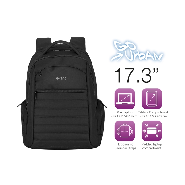 Mochila Urbana para Portátil Ewent EW2528 - até 17