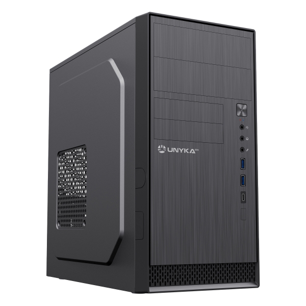 Caixa Torre MicroATX Unykach Aero C12 V2 - Suporta unidades de 3,5