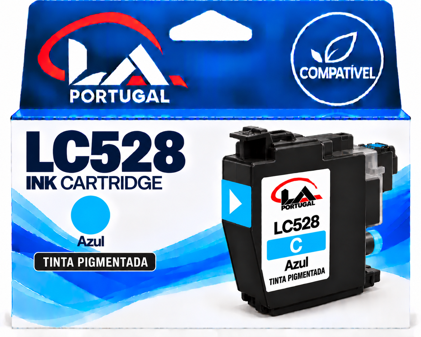 BROTHER LC528 - AZUL COMPATIVEL 