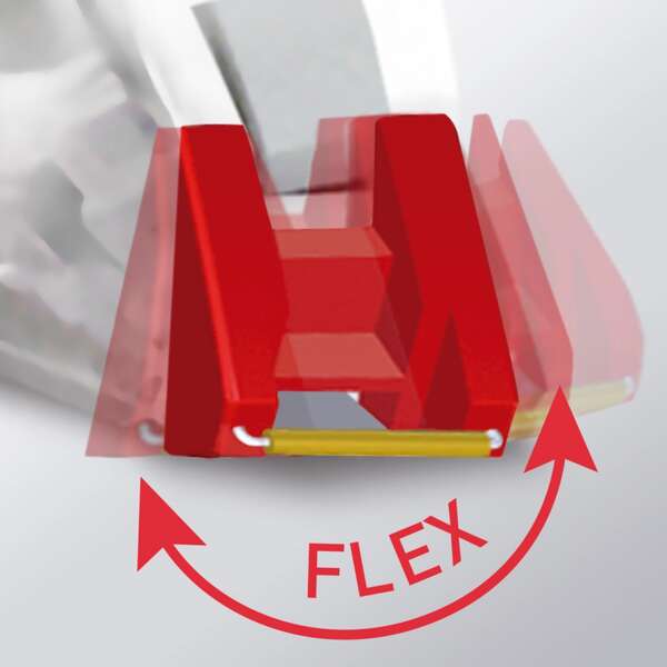 Caixa 24 unidades - Fita Corretora Pritt Roller Compact Flex 4,2 mm x 10 m - Ponta Flexível - Correção Suave e Limpa - Correção Bidirecional