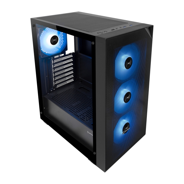 Caixa Unykach Revelat Mesh Compact Edition ATX, Micro ATX e ITX - Painel lateral em vidro temperado - Baias para drives de 3,5