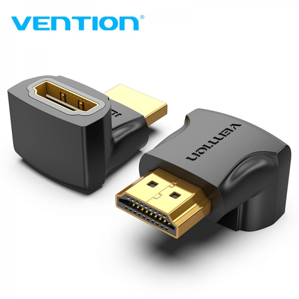 Vention Adaptador HDMI Macho a HDMI Femea  270º 4K - Cor Preto