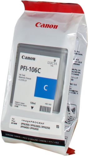 Canon Pfi106c Azul