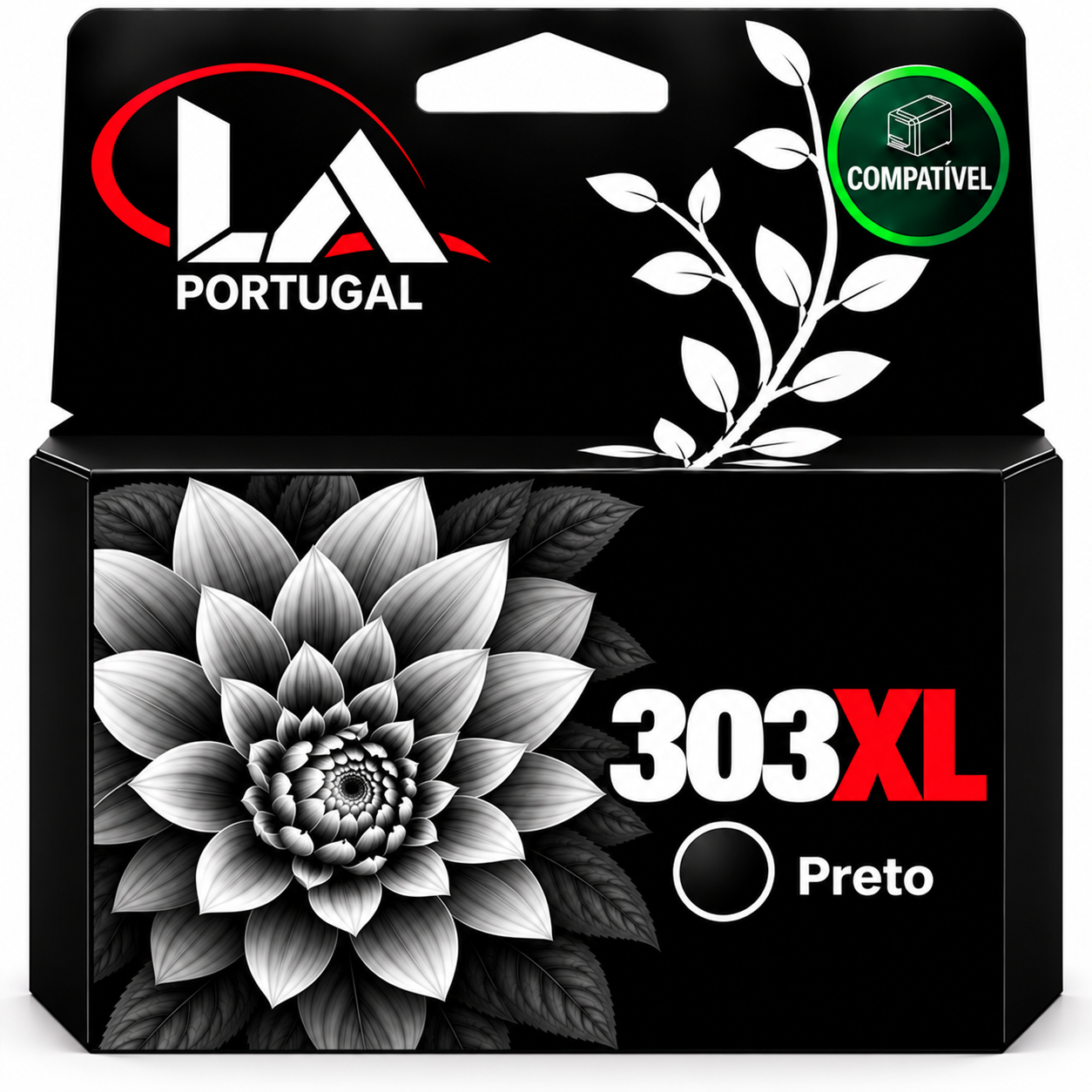 TINTEIRO COMPATIVEL COM HP 303XL - Preto 