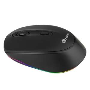 Rato USB Bluetooth sem fios NGS Smog-RB 2400 dpi - Iluminação LED RGB - 3 botões - Uso ambidestro