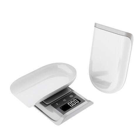 Balança de bolso digital Muvip - Superfície em aço inoxidável - Sensor de alta precisão - Desligar automático - Peso máximo 0,300 kg