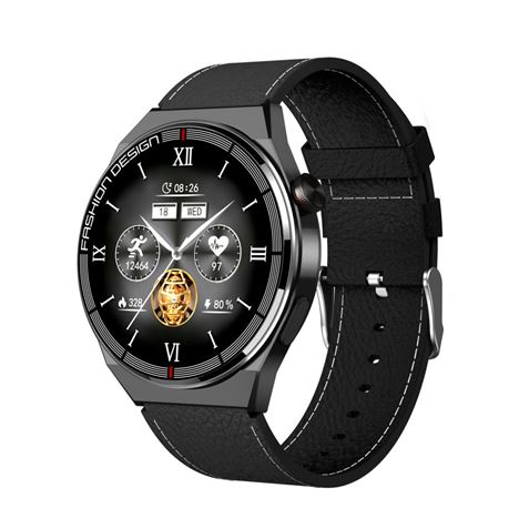 XO Smartwatch HD 128 - IP68 À prova d'água - Bluetooth 51 - Bateria 270Mah  - Cor Preto