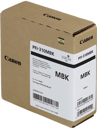 Canon PFI310 Negro Mate 