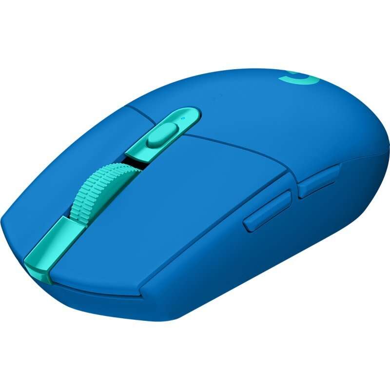 Rato USB sem fios Logitech G305 Lightspeed 12000 dpi - 5 botões programáveis ​​​​- Utilização por destros - Azul