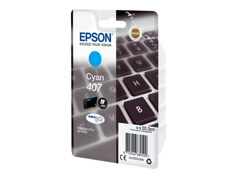 Epson 407 Azul - C13T07U240
