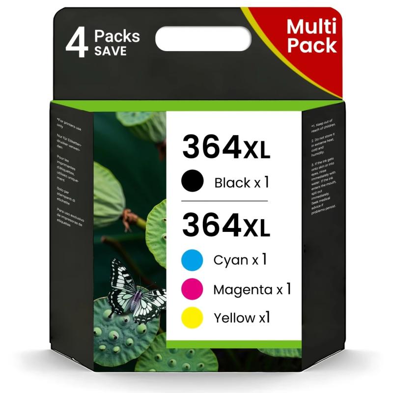 Pack 4 LA364XL- 1 Cada Cor Compativel